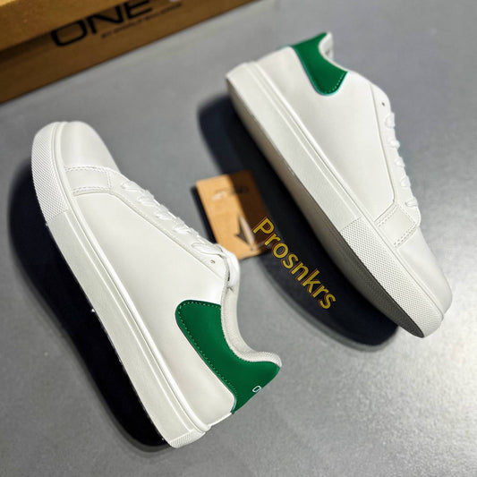 ONE UP “CLEAN CUT” – White | Green