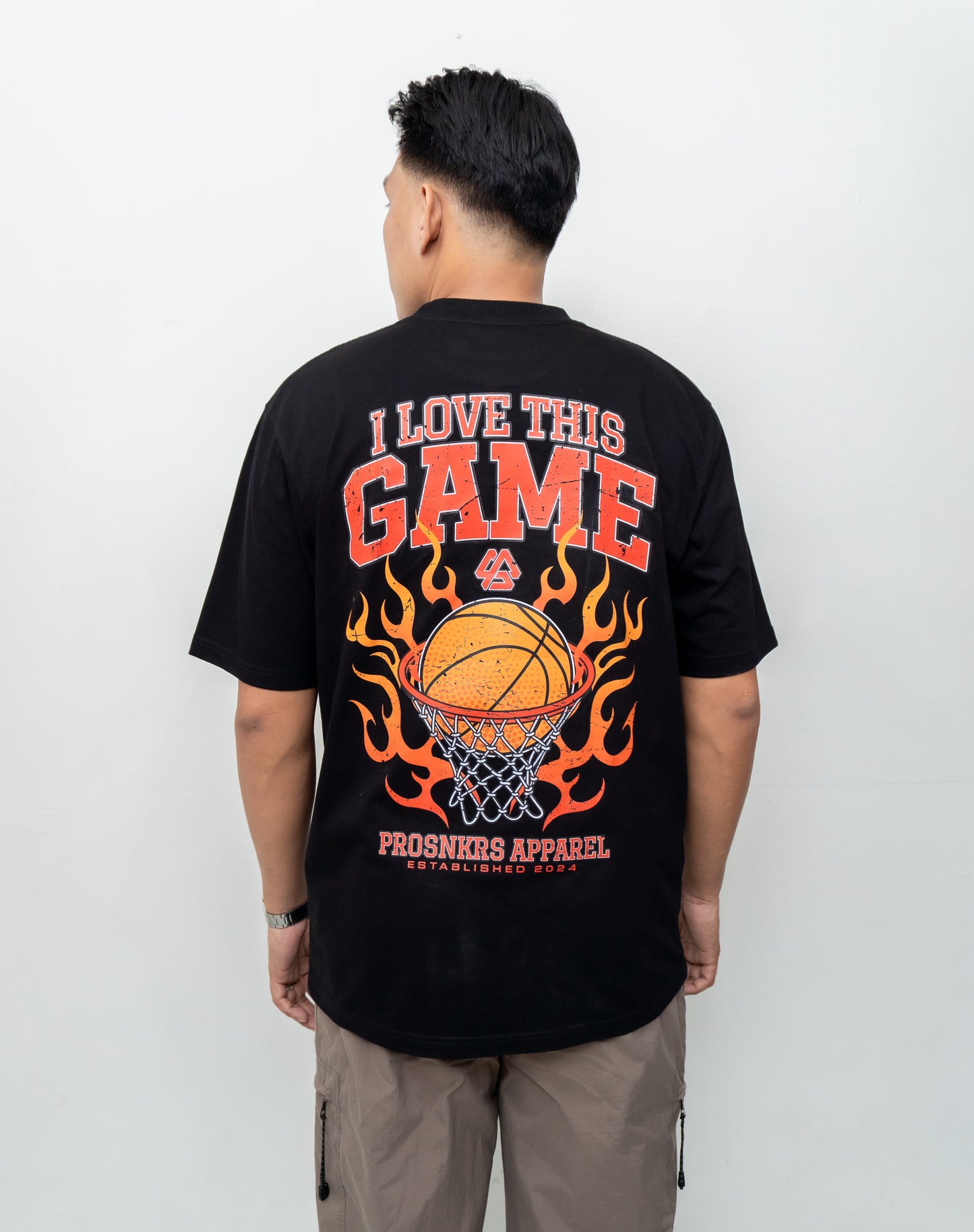 "I LOVE THIS GAME" Oversized Tee – PRSNKRS Apparel