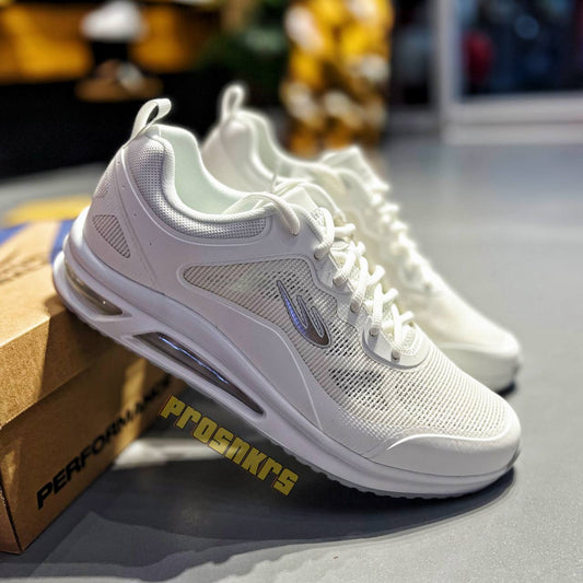 WORLD BALANCE "AERO FLEX" – All-White Performance Trainer