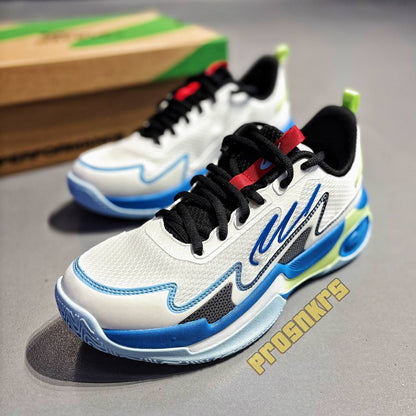 WORLD BALANCE “ELEVATE BLAZE” – White | Blue | Volt Green