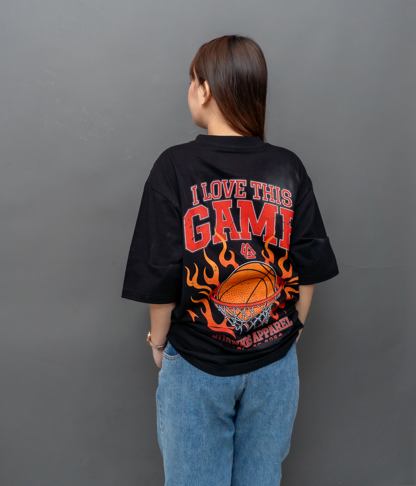 "I LOVE THIS GAME" Oversized Tee – PRSNKRS Apparel